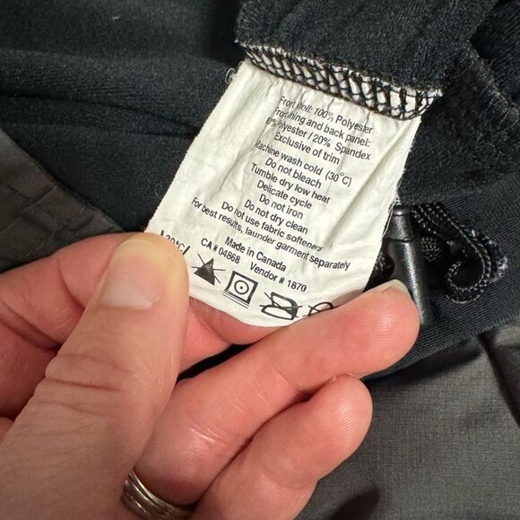 MEC Lined Pants Black and Grey Size Large - Picture 8 of 14